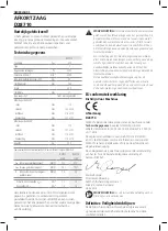 Предварительный просмотр 50 страницы DeWalt D28710 Original Instructions Manual