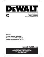 DeWalt D28754 Instruction Manual предпросмотр