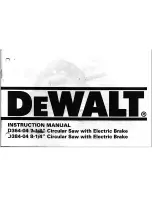 DeWalt D364-O4 Instruction Manual предпросмотр