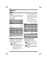 Preview for 6 page of DeWalt D51180 Original Instructions Manual