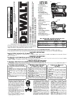 Preview for 1 page of DeWalt D51236 Instruction Manual