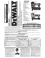 DeWalt D51236 Instruction Manual preview