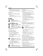 Preview for 8 page of DeWalt D51238 Original Instructions Manual