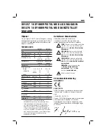 Preview for 5 page of DeWalt D51257 Original Instructions Manual