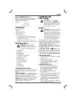 Preview for 19 page of DeWalt D51257 Original Instructions Manual