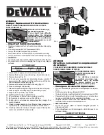 DeWalt D518003 Instructions preview