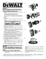 Предварительный просмотр 1 страницы DeWalt D518016 Instructions