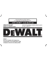 Preview for 1 page of DeWalt D55141 Instruction Manual