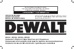 Preview for 1 page of DeWalt D55153-CA Instruction Manual