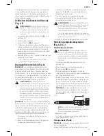 Preview for 25 page of DeWalt D55166 Instruction Manual