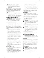 Preview for 37 page of DeWalt D55166 Instruction Manual