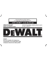 DeWalt D55168 Instruction Manual preview