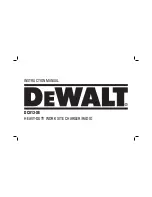 DeWalt DC013-XE Instruction Manual preview