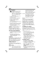 Preview for 20 page of DeWalt DC013 Original Instructions Manual