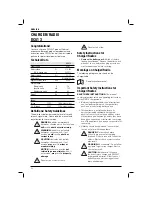 Preview for 24 page of DeWalt DC013 Original Instructions Manual