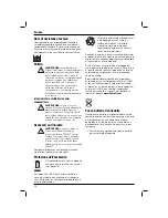 Preview for 60 page of DeWalt DC013 Original Instructions Manual