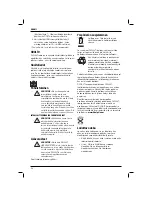 Preview for 98 page of DeWalt DC013 Original Instructions Manual