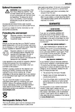 Предварительный просмотр 17 страницы DeWalt DC210 Instructions Manual