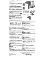 Предварительный просмотр 2 страницы DeWalt DC232 Instruction Manual