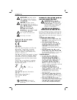 Preview for 48 page of DeWalt DC300 Original Instructions Manual