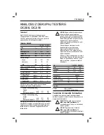 Preview for 147 page of DeWalt DC308 Original Instructions Manual