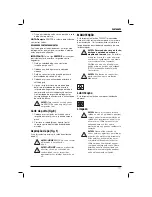 Предварительный просмотр 115 страницы DeWalt DC351 Instruction Manual