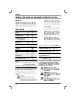 Предварительный просмотр 106 страницы DeWalt dc352 Instruction Manual