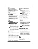 Preview for 58 page of DeWalt DC390 Original Instructions Manual