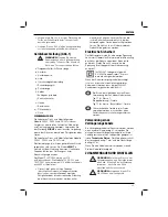 Preview for 27 page of DeWalt dC540 Instructions Manual