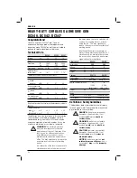 Preview for 34 page of DeWalt dC540 Instructions Manual