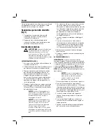 Предварительный просмотр 86 страницы DeWalt dC540 Instructions Manual