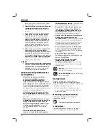 Preview for 94 page of DeWalt dC540 Instructions Manual