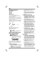 Preview for 106 page of DeWalt dC540 Instructions Manual