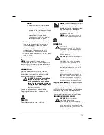 Preview for 115 page of DeWalt dC540 Instructions Manual