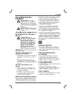 Предварительный просмотр 181 страницы DeWalt dC540 Instructions Manual