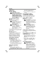 Предварительный просмотр 182 страницы DeWalt dC540 Instructions Manual