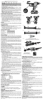 Preview for 2 page of DeWalt DC546 Instruction Manual