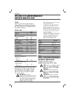 Preview for 6 page of DeWalt DC600 Original Instructions Manual
