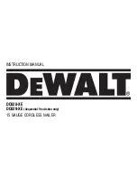 DeWalt DC628-XE Instruction Manual preview