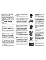 Предварительный просмотр 3 страницы DeWalt DC628-XE Instruction Manual