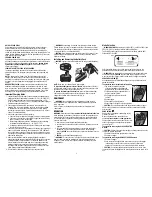 Предварительный просмотр 6 страницы DeWalt DC628-XE Instruction Manual