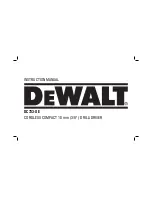 DeWalt DC733-XE Instruction Manual preview