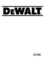 DeWalt DC900 Instruction Manual preview