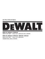 DeWalt DC920-XE Instruction Manual preview