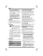 Preview for 22 page of DeWalt DC927 Instruction Manual