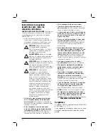 Preview for 46 page of DeWalt DC927 Instruction Manual