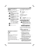 Preview for 69 page of DeWalt DC927 Instruction Manual