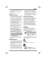 Preview for 91 page of DeWalt DC927 Instruction Manual