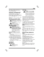 Preview for 137 page of DeWalt DC927 Instruction Manual