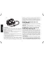 Предварительный просмотр 10 страницы DeWalt DCA120 Instruction Manual